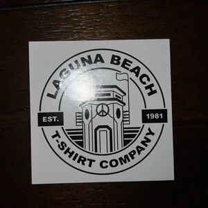 Laguna Beach T-Shirt Company Sticker Decal